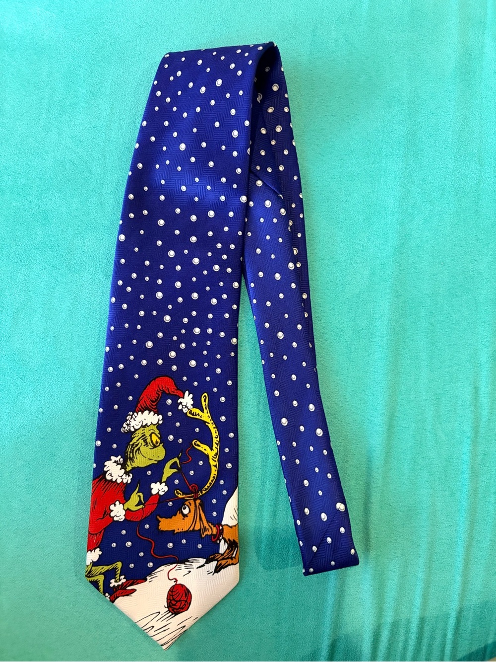 The Grinch Dr. Seuss tie